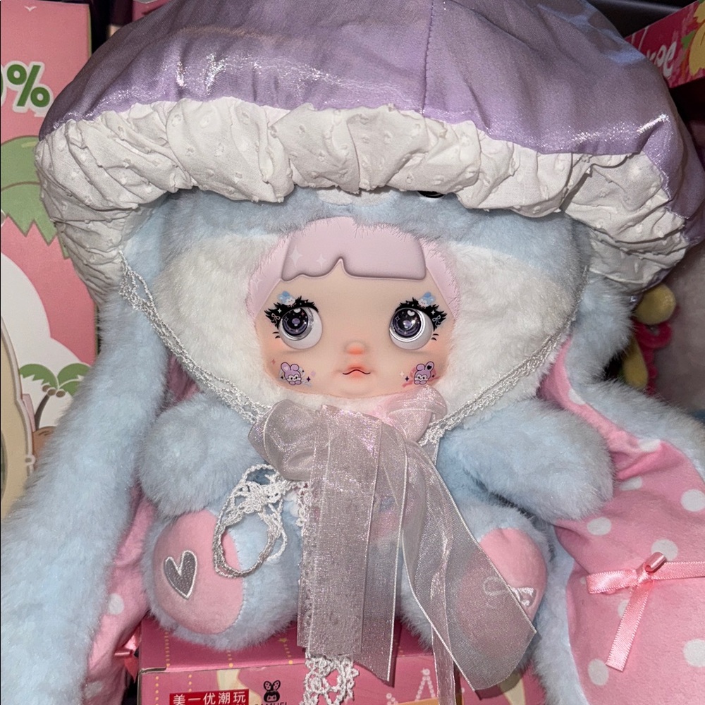 Nommi Mushroom Hat 400% Series Plush - Nebula
